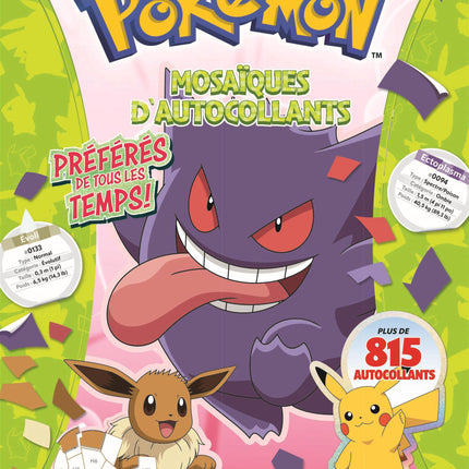 Pokémon - Mosaïques d'autocollants Préférés de tous les temps ! Plus de 815 autocollants