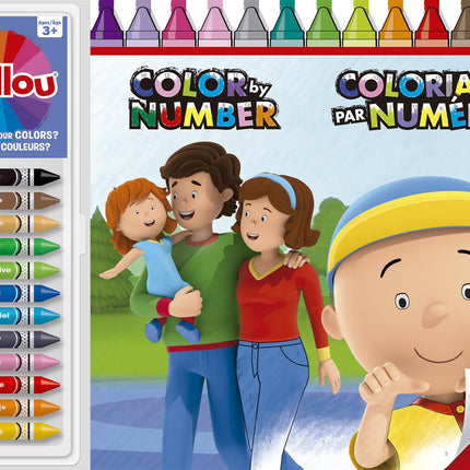 Caillou 3D - Coloriage par numéro