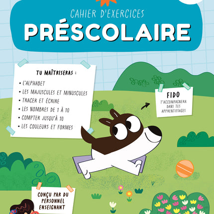 Cahier d'exercices préscolaire (3-5 ans) Découvre. Apprends. Grandis