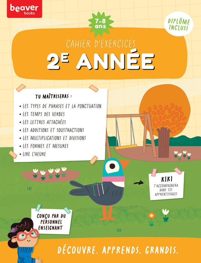 Cahier d'exercices 2ème année (7-8 ans) Découvre. Apprends. Grandis