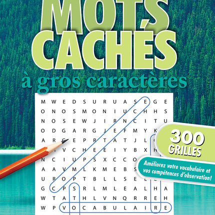 Mots cachés à gros caractères (Escapade Estivale)
