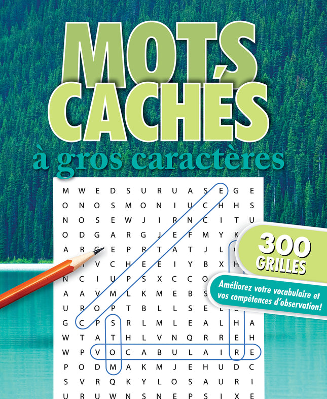 Mots cachés à gros caractères (Escapade Estivale)