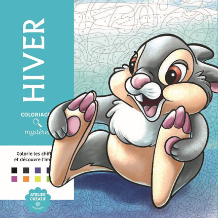 Coloriages mystères Disney - Hiver