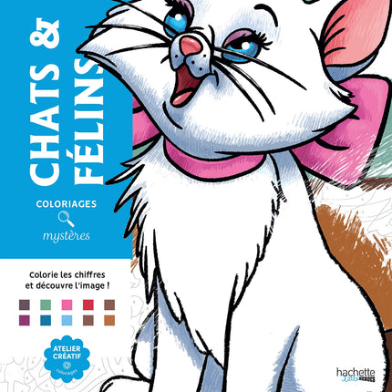 Disney Mystery Coloring Pages - Cats and Felines 