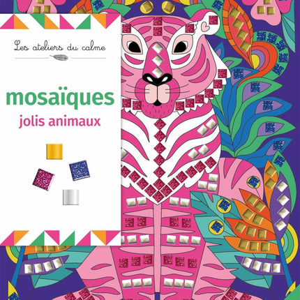 Mosaiques mousse jolis animaux - pochette avec accessoires