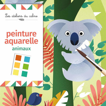 Watercolor painting - animals - kit with accessories