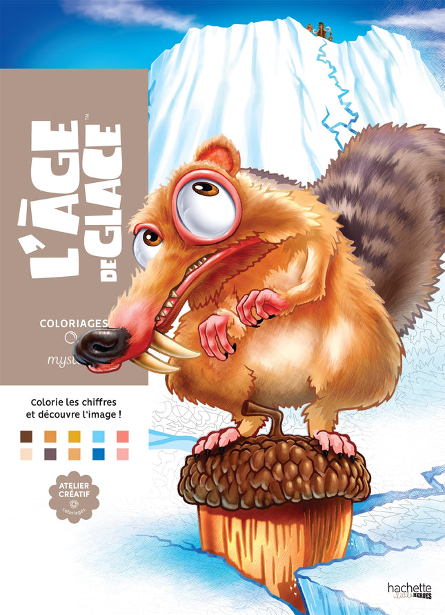 Mystery coloring pages - Ice Age