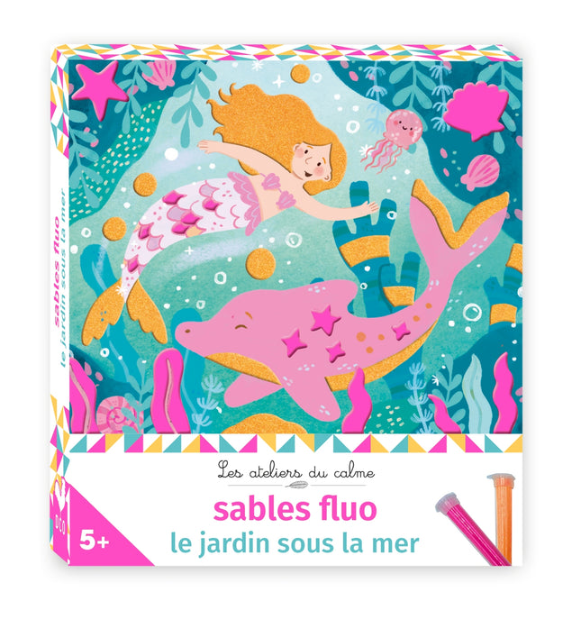 Sables fluo le jardin sous la mer - mini boîte avec accessoires