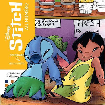 Coloriages au numéro - Stitch
