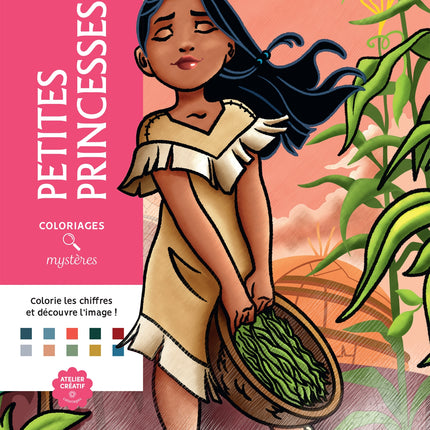 Coloriages mystères Disney - Petites princesses