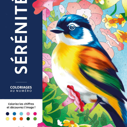 Coloriages au numéro - Sérénité - Charlotte Mendès