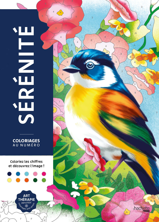 Coloriages au numéro - Sérénité - Charlotte Mendès