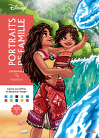 Disney Mystery Coloring Pages - Family Portraits