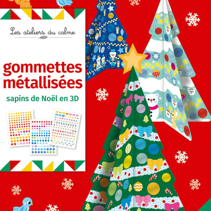 Sapins de Noël 3D à décorer - pochette avec accessoires