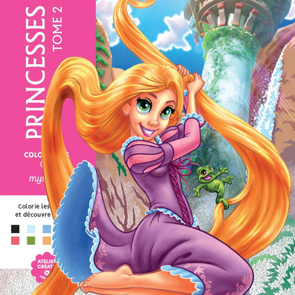 Coloriages mystères Disney - Princesses Tome 2
