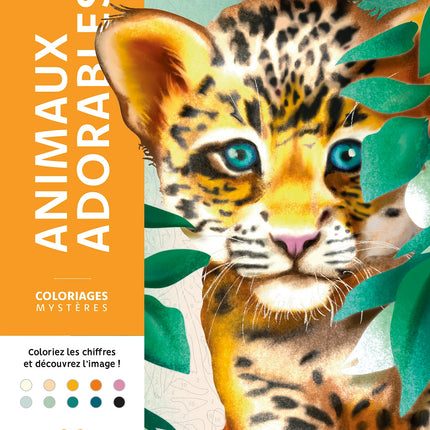 Coloriages mystères - Animaux adorables