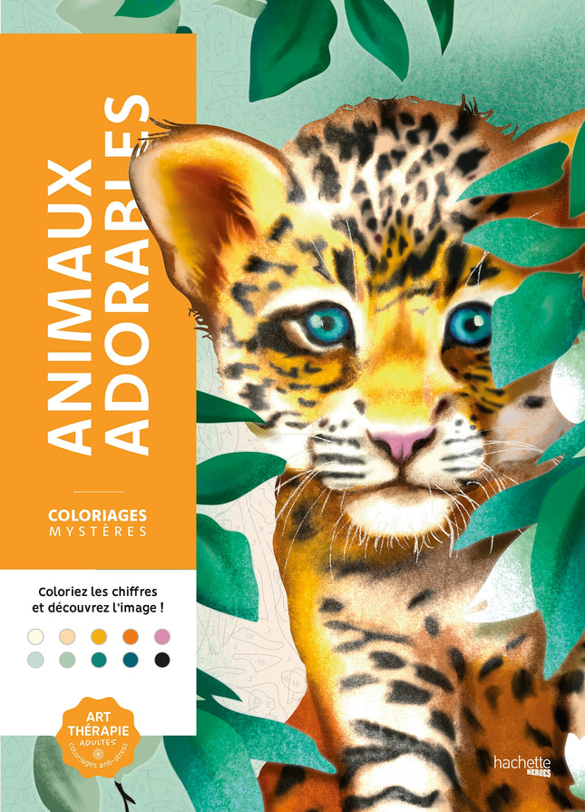 Mystery Coloring Pages - Adorable Animals