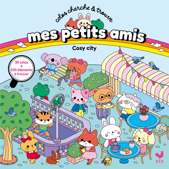 My Little Friends - Coloring and Seek & Find - Cosy City