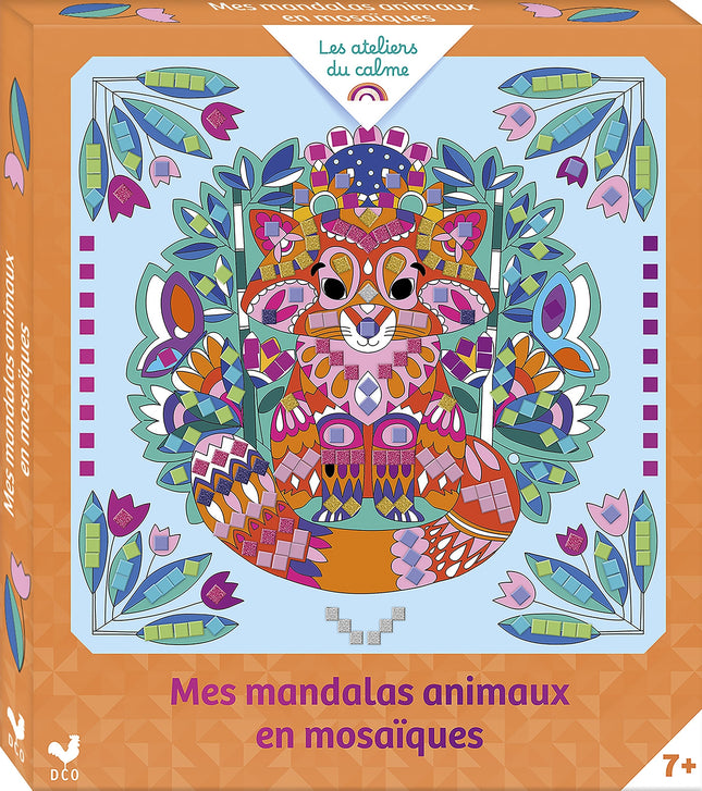 Mes mandalas animaux en mosaïques - boîte créative