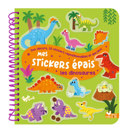 Mes stickers épais - les dinosaures