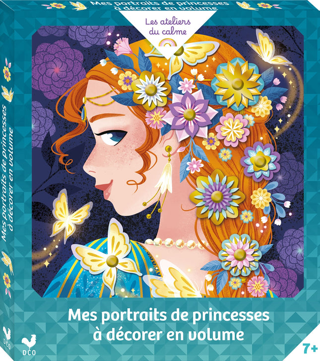 My Princess Portraits to Decorate in 3D - Box with Accessories