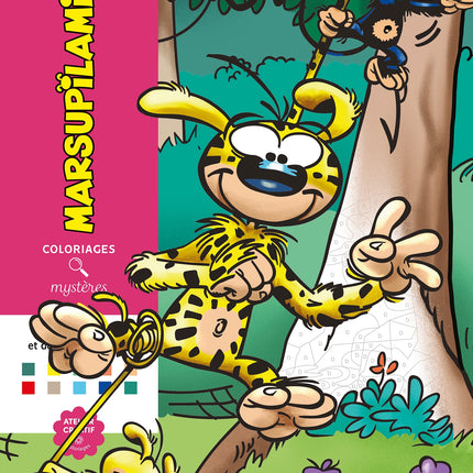 Mystery Coloring Pages - Marsupilami