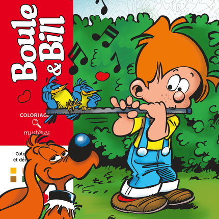 Coloriages mystères Boule & Bill