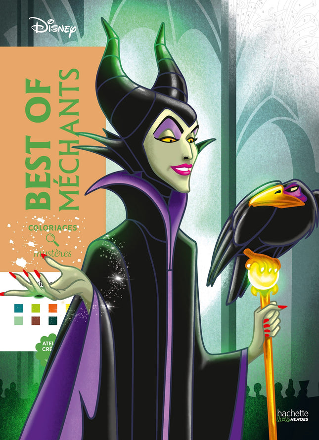 Disney Best of Villains Mystery Coloring Book