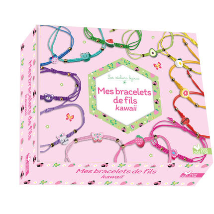coffret Mes bracelets de fils Kawaii - coffret avec accessoires