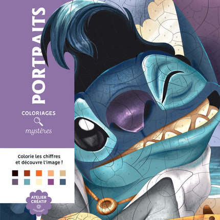 Disney Mystery Coloring Pages - Portraits