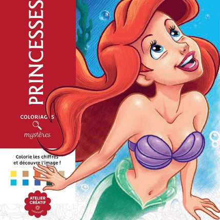 Disney Princess Mystery Coloring Pages 