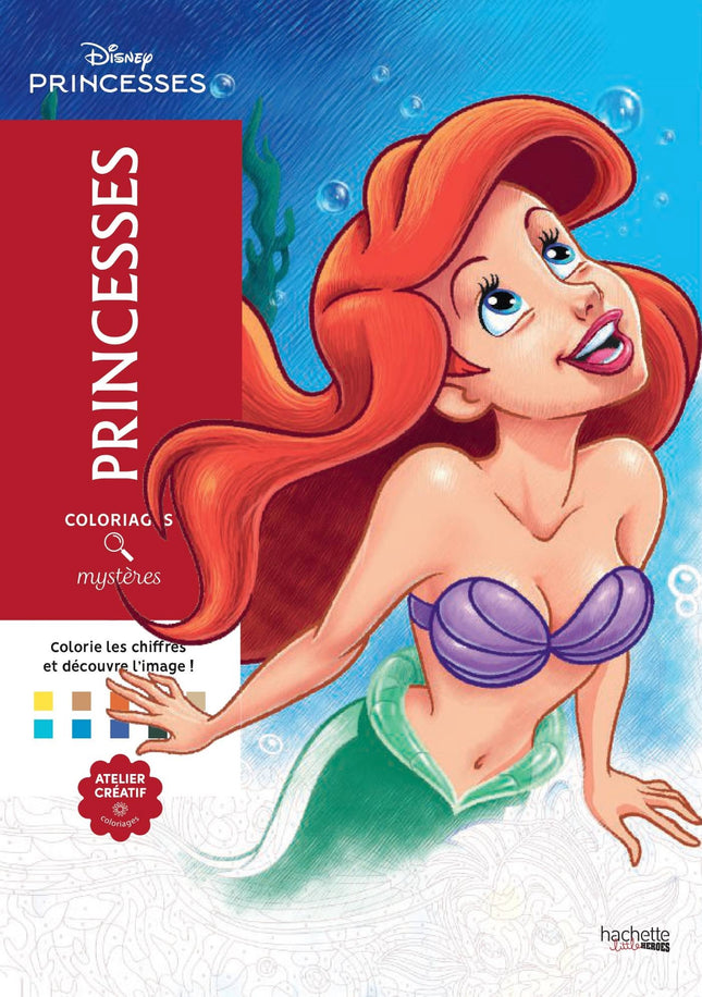 Coloriages mystères Disney - Princesses