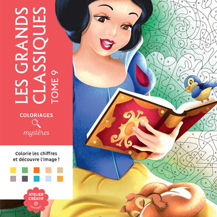 Coloriages mystères Disney - Les Grands classiques Tome 9