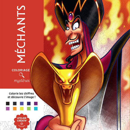 Coloriages mystères Disney - Méchants