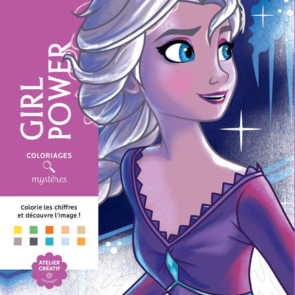 Disney Mystery Coloring Pages - Girl Power 