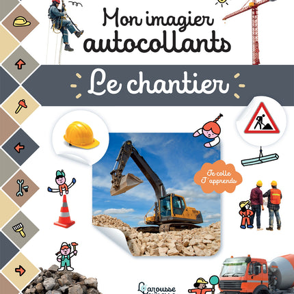 My Sticker Picture Book - The Construction Site - Cogumelo Club