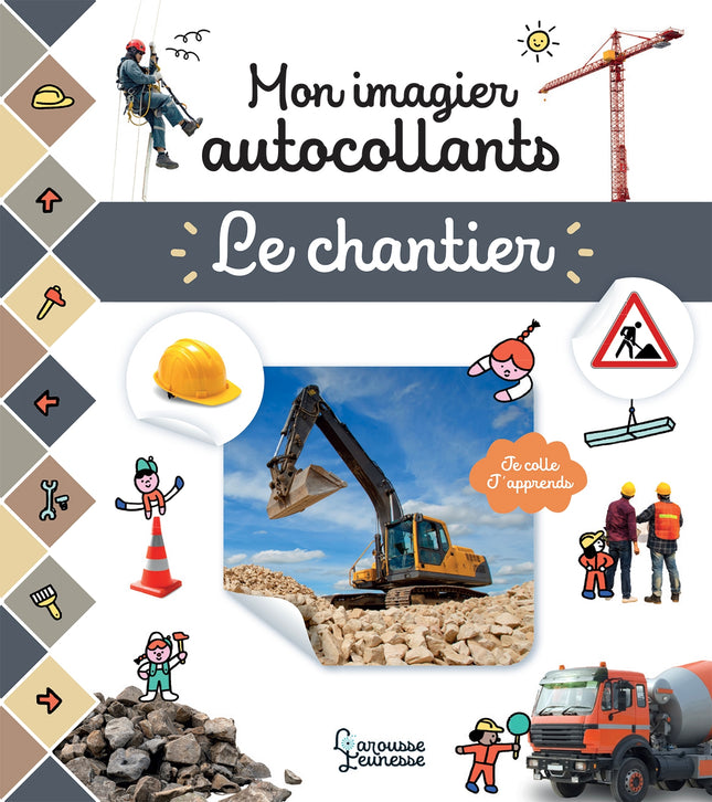 Mon imagier autocollants - Le chantier - Cogumelo Club