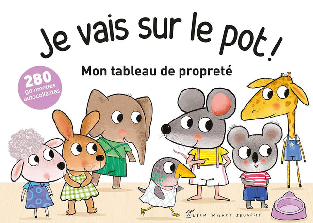 Je vais sur le pot Mon tableau de propreté