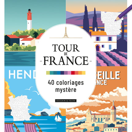 Tour de France - 40 Coloriages Mystère