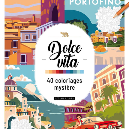 Dolce vita 40 coloriages mystère !