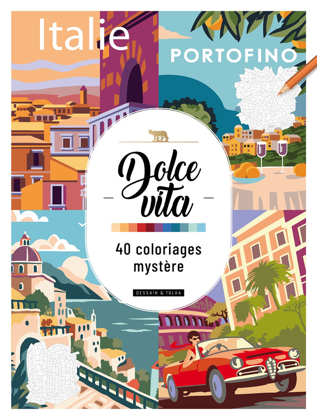 Dolce Vita 40 mystery coloring pages!