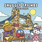 Snuggly Friends - Trip to Europe - Nina Luma - Cozy and Cute Coloring Pages - Cozy coloring