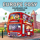 Cozy Europe - Jade Summer - Fun and cute coloring pages - Cozy coloring