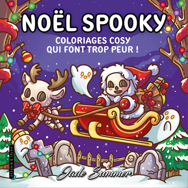Spooky Christmas - Jade Summer - Cozy Coloring Pages That Are Too Scary for Adults - Cozy coloring