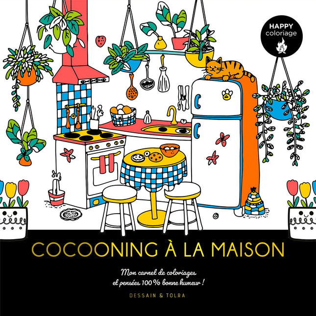 Happy coloring - Cozy at home