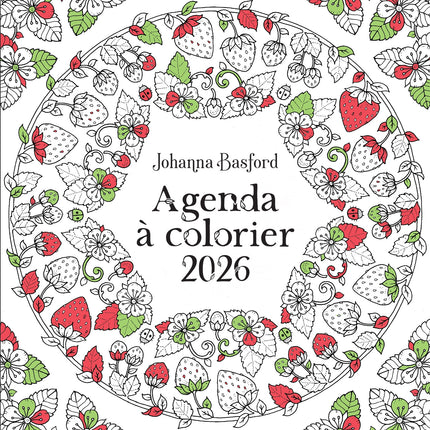 Agenda à colorier 2026 Johanna Basford