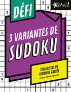 Challenge - 3 variants of sudoku - 370 varied sudoku grids