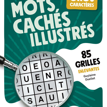 Gros caractères - Mots cachés illustrés 85 grilles enlevantes