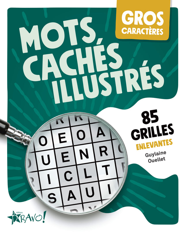 Gros caractères - Mots cachés illustrés 85 grilles enlevantes
