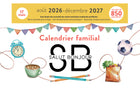 Calendrier familial Salut Bonjour 2026-2027 Août 2026 à décembre 2027